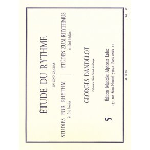 Georges Dandelot: Etude de Rythme Vol.5: Mesures composées (Book)