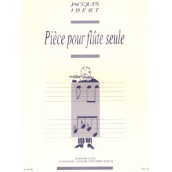 Jacques Ibert: Pi&egrave;ce Pour Flute Seule