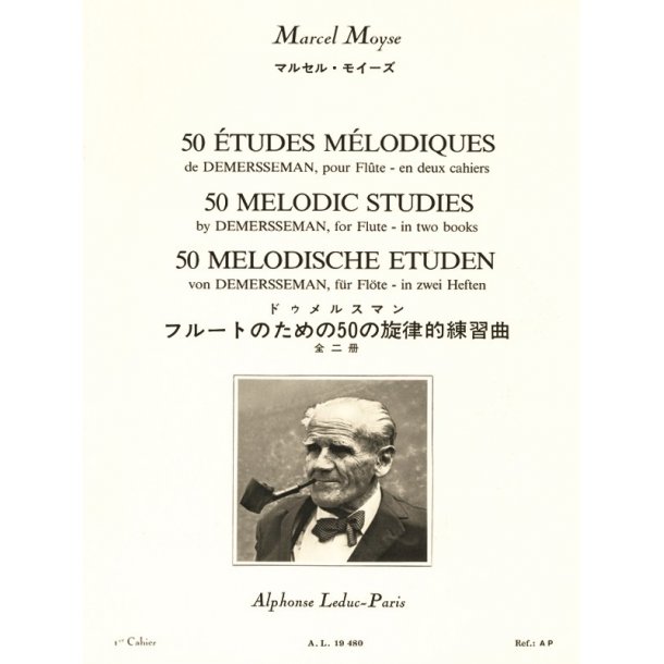 Marcel Moyse: 50 Melodic Studies after Demersseman, Op. 4 - Volume 1 (Flute)