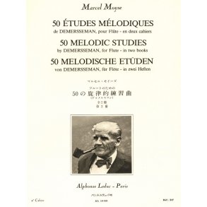 Marcel Moyse: 50 Melodic Studies by Demersseman, for Flute (Volume 2)