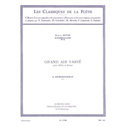 Jules-Auguste Edouard Demersseman: Grand Air Vari&eacute; (Classiques No.72) (Flute/Piano)