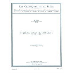 Jules-Auguste Edouard Demersseman: Solo de Concert No.6, Op.82 (Classiques No.74) (Flute & Piano)