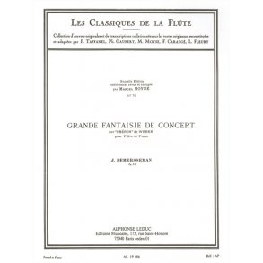 Jules-Auguste Edouard Demersseman: Grande Fantaisie de Concert Op.52 (Classiques No.76) (Flute & Piano)