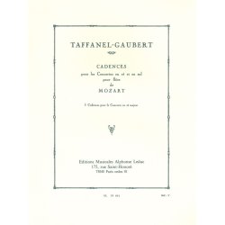 W.A. Mozart: 3 Cadenzas For Concerto KV 314