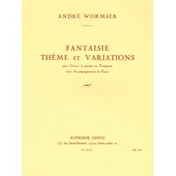 Lucien Wurmser: Fantaisie, Th&egrave;me et Variations (Bb trpt) (Trumpet & Piano)