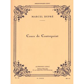 Marcel Dupré: Counterpoint Lesson