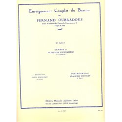 Fernand Oubradous: Enseignement Complet du Basson - Volume 1