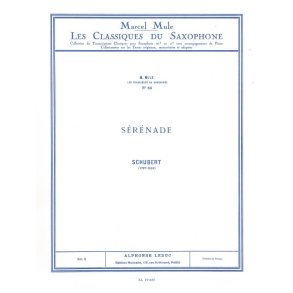 Franz Peter Schubert: Serenade (Classiques No.56) (Saxophone-Alto & Piano)
