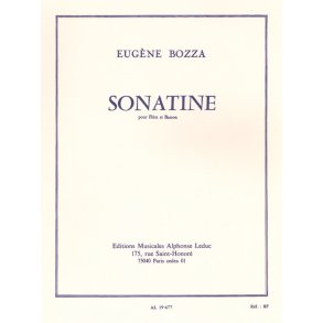 Eugène Bozza: Sonatine (Flute & Bassoon)