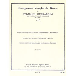 Fernand Oubradous: Enseignement complet Vol.3 (Bassoon solo)