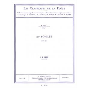 Johann Sebastian Bach: Sonata No.2, BWV1031 in E flat major (Classiques No.2) (Flute & Piano)