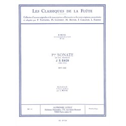 Johann Sebastian Bach: Sonata No.7, BWV1020 in G minor (Classiques No.15) (Flute & Piano)