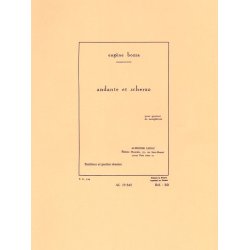 Eug&egrave;ne Bozza: Andante et Scherzo (Saxophones Quartet)