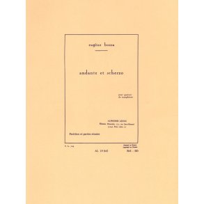 Eugène Bozza: Andante et Scherzo (Saxophones Quartet)