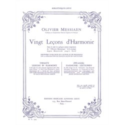 Olivier Messiaen: 20 Le&ccedil;ons d'Harmonie (Book)