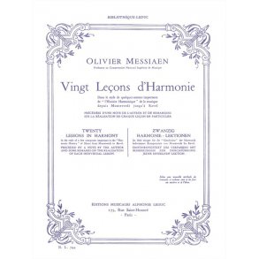 Olivier Messiaen: 20 Leçons d'Harmonie (Book)