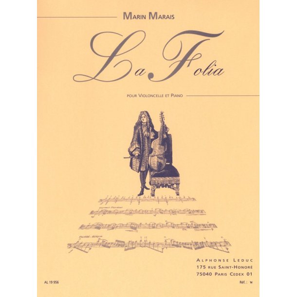Marin Marais: La Folia (Cello and Piano)
