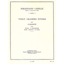 F. Capelle: 20 Grandes Etudes Vol.1 (Clarinet solo)