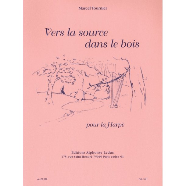 Marcel Tournier: Vers la Source dans le Bois (Harp solo)
