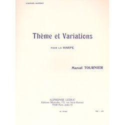 Marcel Tournier: Th&egrave;me et Variations (Harp solo)