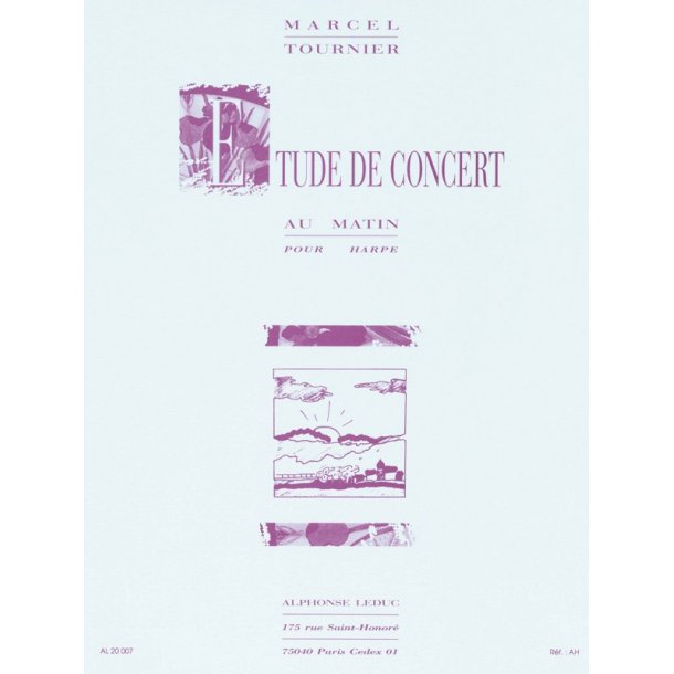Marcel Tournier: Etude De Concert 'Au Matin' (Harp Solo)