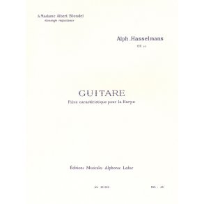 Alphonse Hasselmans: Guitare Op.50 (Harp solo)