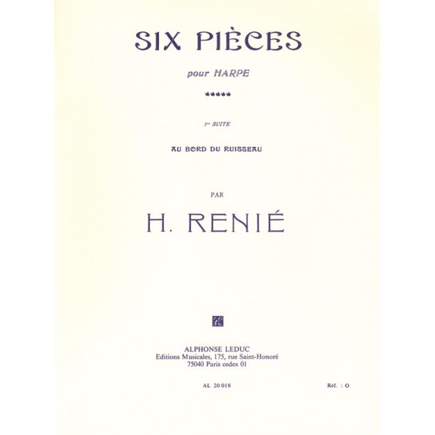 Henriette Reni&eacute;: Au Bord Du Ruisseau (Harp solo)