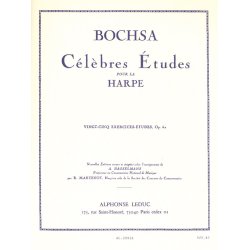 Robert Nicholas Charles Bochsa: 25 Exercices-Etudes Op.62 (Harp solo)