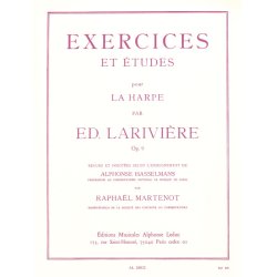 E. Larivi&egrave;re: Exercices et Etudes Op.9 (Harp solo)