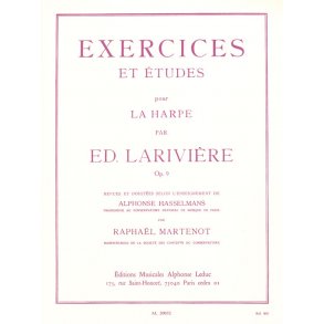 E. Larivière: Exercices et Etudes Op.9 (Harp solo)