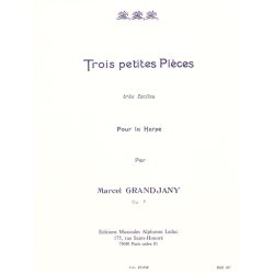 Marcel Grandjany: 3 Petites Pi&egrave;ces Tr&egrave;s Faciles Op.7 (Harp Solo)