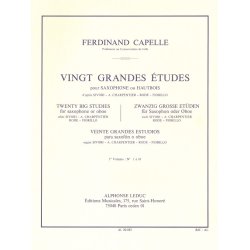 F. Capelle: 20 Grandes Etudes Vol.1 (Oboe solo)