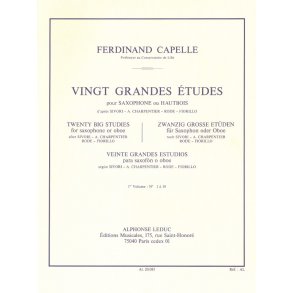 F. Capelle: 20 Grandes Etudes Vol.1 (Oboe solo)
