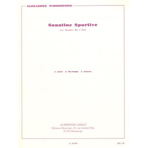 Alexandre Tchérepnin: Sonatine Sportive For Alto Saxophone And Piano