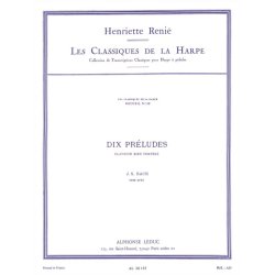 Johann Sebastian Bach: Dix Preludes - Harp