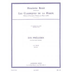 Johann Sebastian Bach: Dix Preludes - Harp