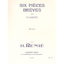 Henriette Reni&eacute;: 6 Pi&egrave;ces br&egrave;ves (Harp solo)