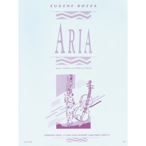Eugène Bozza: Aria (Violin or Flute And Piano)