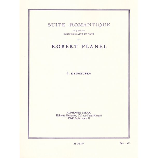 Robert Planel: Suite Romantique No.2 'Danseuses'