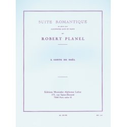 Robert Planel: Suite romantique No.5: Conte de No&euml;l (Saxophone-Alto & Piano)