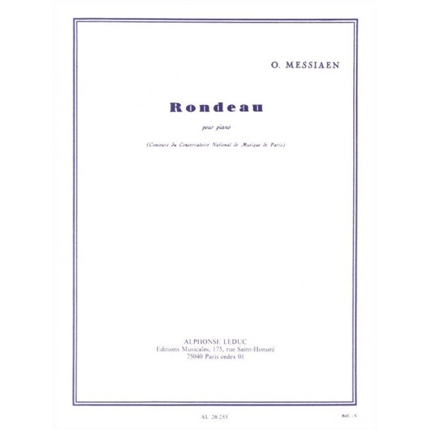 Olivier Messiaen: Rondeau (Piano solo)