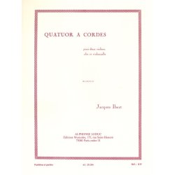 Jacques Ibert: Quatuor &agrave; Cordes (Quartet-Strings)