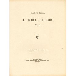 Eug&egrave;ne Bozza: L'&Eacute;toile Du Soir For 3 Female Voices And Piano