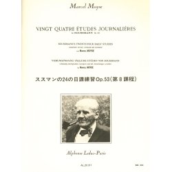 Marcel Mo&yuml;se: 24 Etudes journali&egrave;res de Soussmann Op.53 (Flute solo)