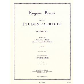 Eugene Bozza: 12 Etudes-Caprices