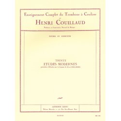 Henri Couillaud: 30 Etudes modernes (Trombone solo)