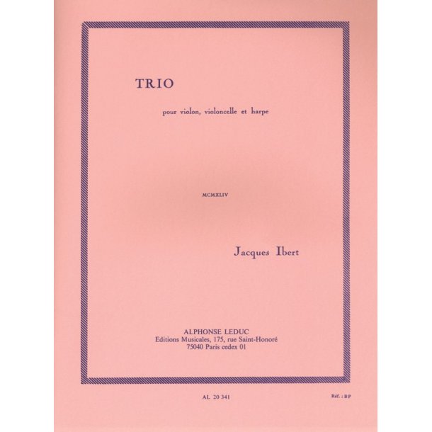 Jacques Ibert: Trio (Trio - Strings)