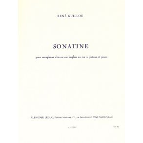 Jean Guillou: Sonatine (Saxophone-Alto & Piano)