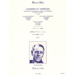 Marcel Mule: Gammes Et Arp&egrave;ges - Cahier 2 (Saxophone)