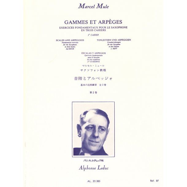 Marcel Mule: Gammes Et Arp&egrave;ges - Cahier 2 (Saxophone)